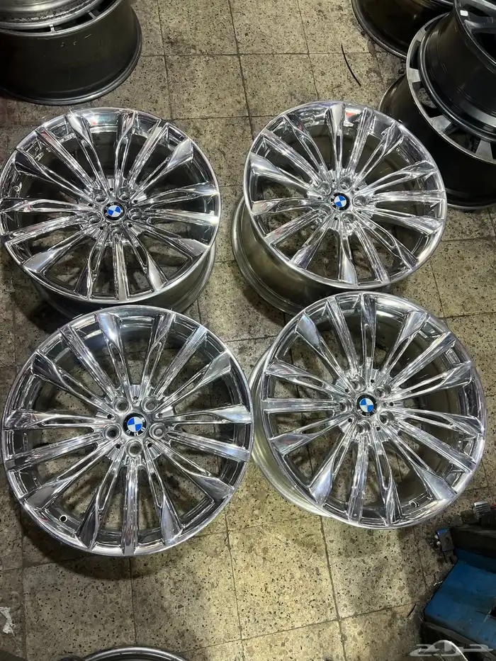 جنوط بي ام نيكل مقاس 20 اصلي وكالة موديل 2018 4