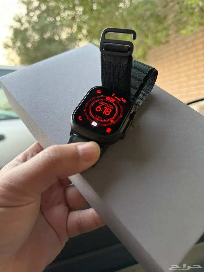 ساعة ابل واتش الترا 2 بلاك بطارية 100 وسامسونج S25ultra256 0