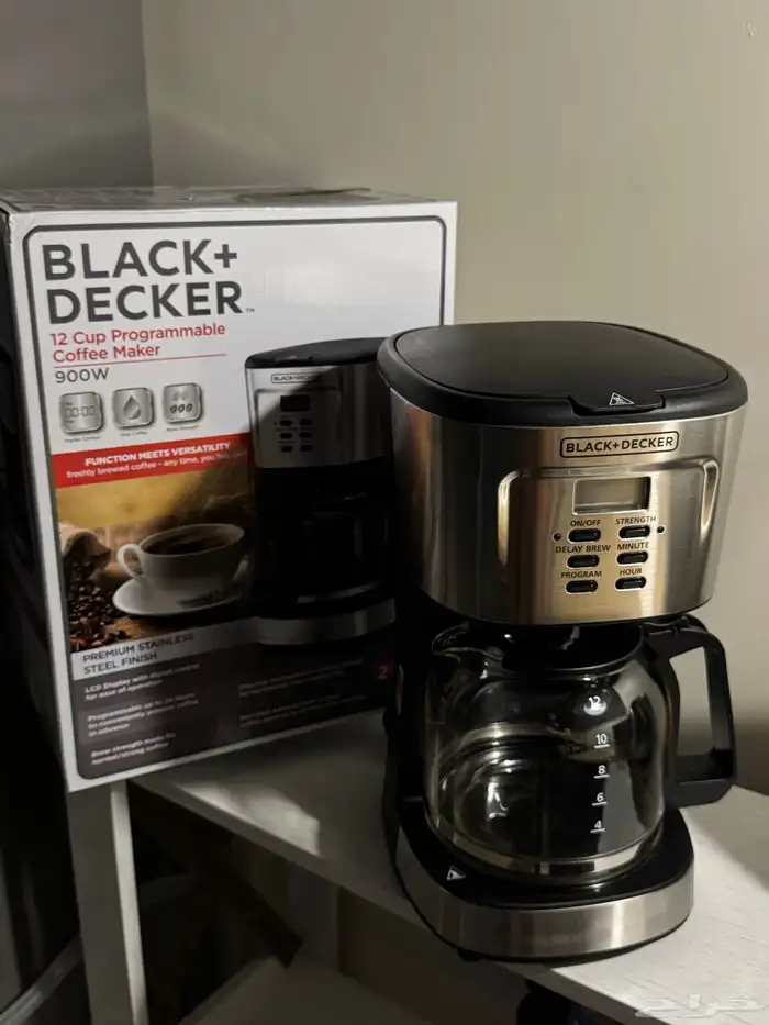 مكينة قهوة BLACK DECKER جديدة شبه جديدة (استخدام شهر فقط) 0