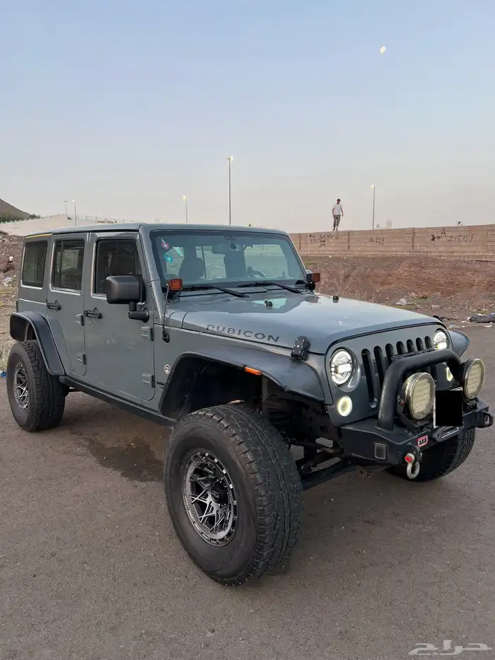 جيب رانجلر روبيكون 2014 معدل لوحة مميزة 5