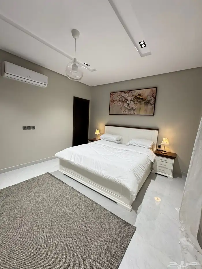 شقة مفروشة غرفتين وصالة جديدة ايجار شهري وسنوي تشطيب فاخر 12