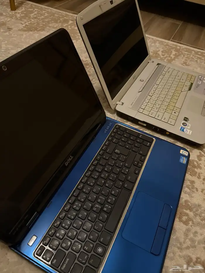 جهازين لابتوب للبيع الاول من نوع ايسر والثاني ديل 5