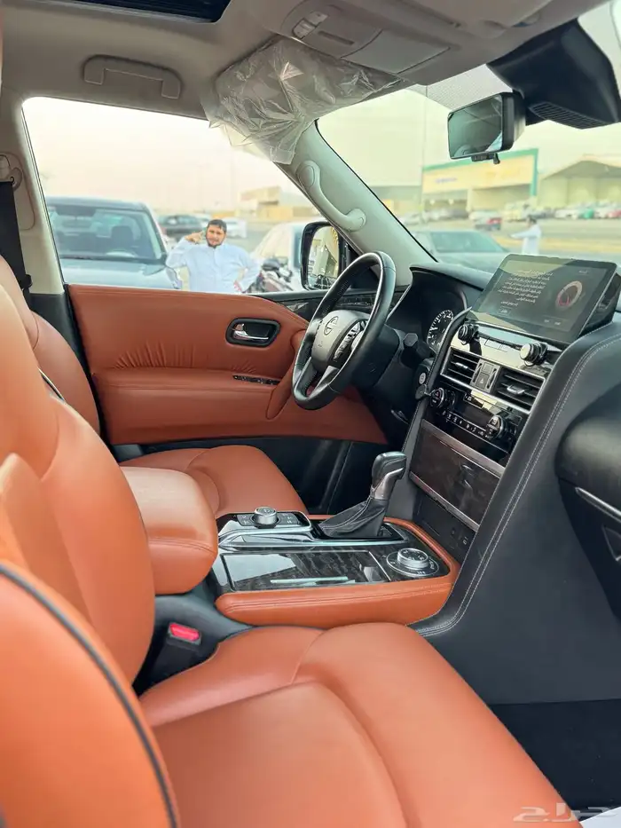 للبيع نيسان باترول 2023 تيتانيوم سعودي بحالة الوكاله 18