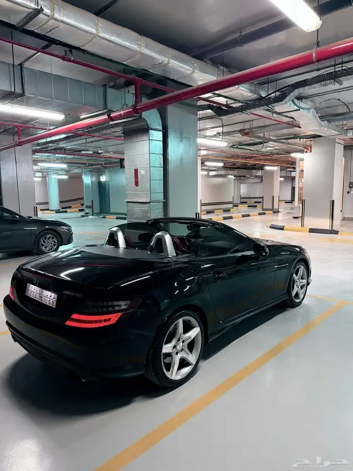 مرسيدس SLK 200 فل كامل كشف مخزن للبيع او البدل 2014 4