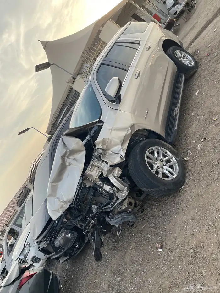 تاهو مصدوم 2021 على حالته بدون دبل 0