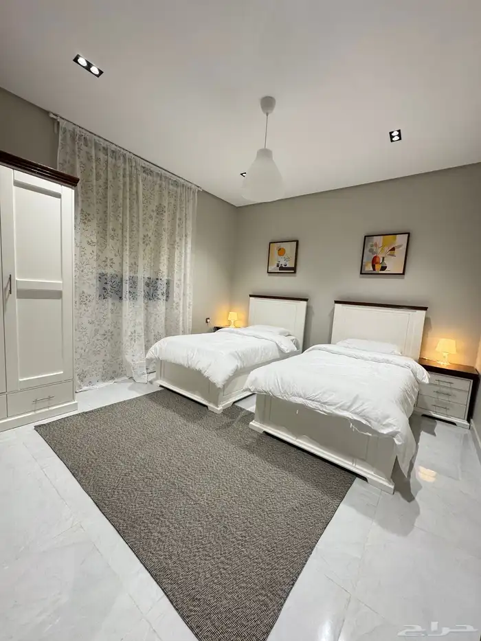 شقة مفروشة غرفتين وصالة جديدة ايجار شهري وسنوي تشطيب فاخر 2