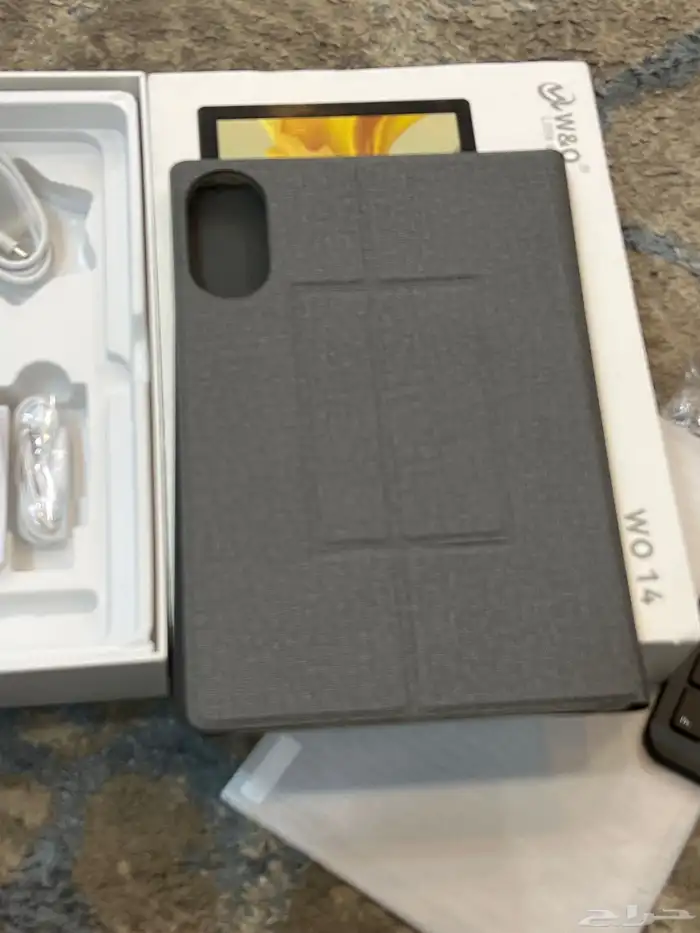 smart tablet wo14 جديد كرتونه معه في فاره ولوحة مفاتيح 4