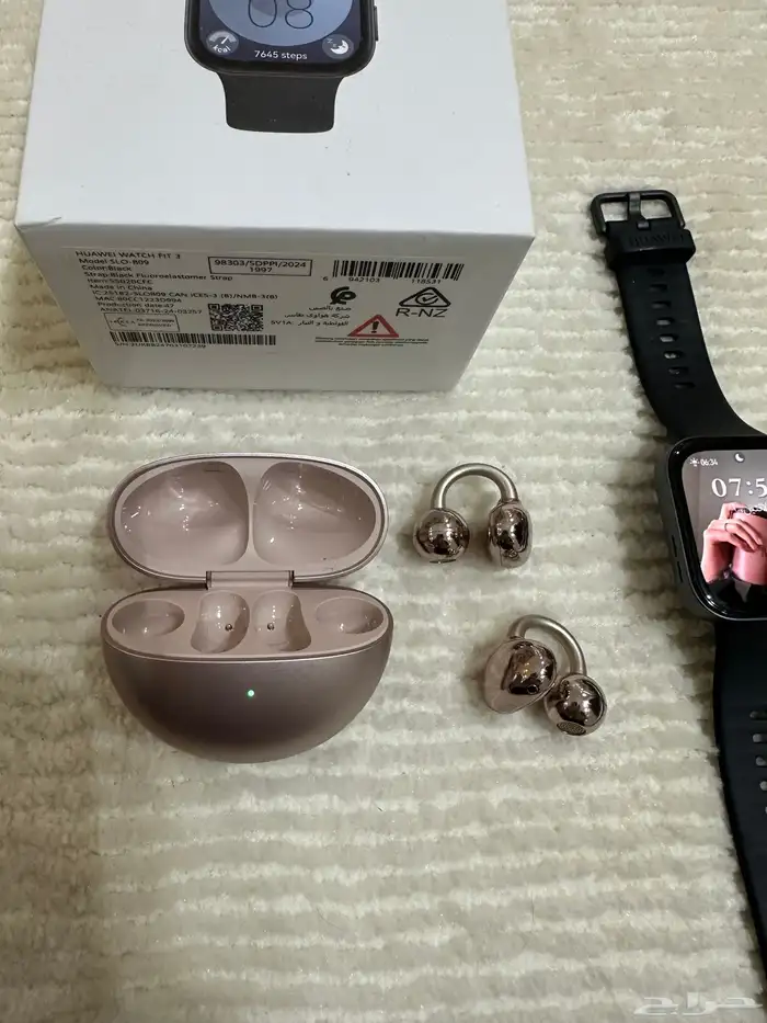 سماعه   ساعه  لابتوب 3