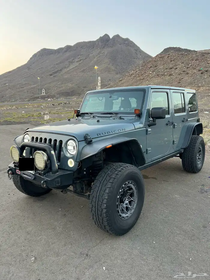 جيب رانجلر روبيكون 2014 معدل لوحة مميزة 2