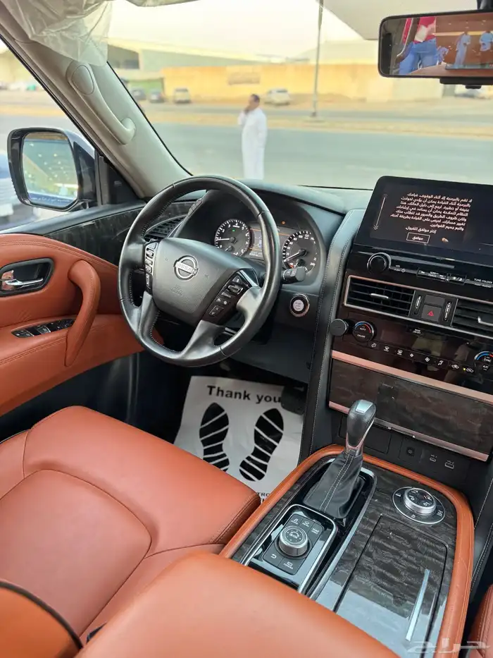 للبيع نيسان باترول 2023 تيتانيوم سعودي بحالة الوكاله 8