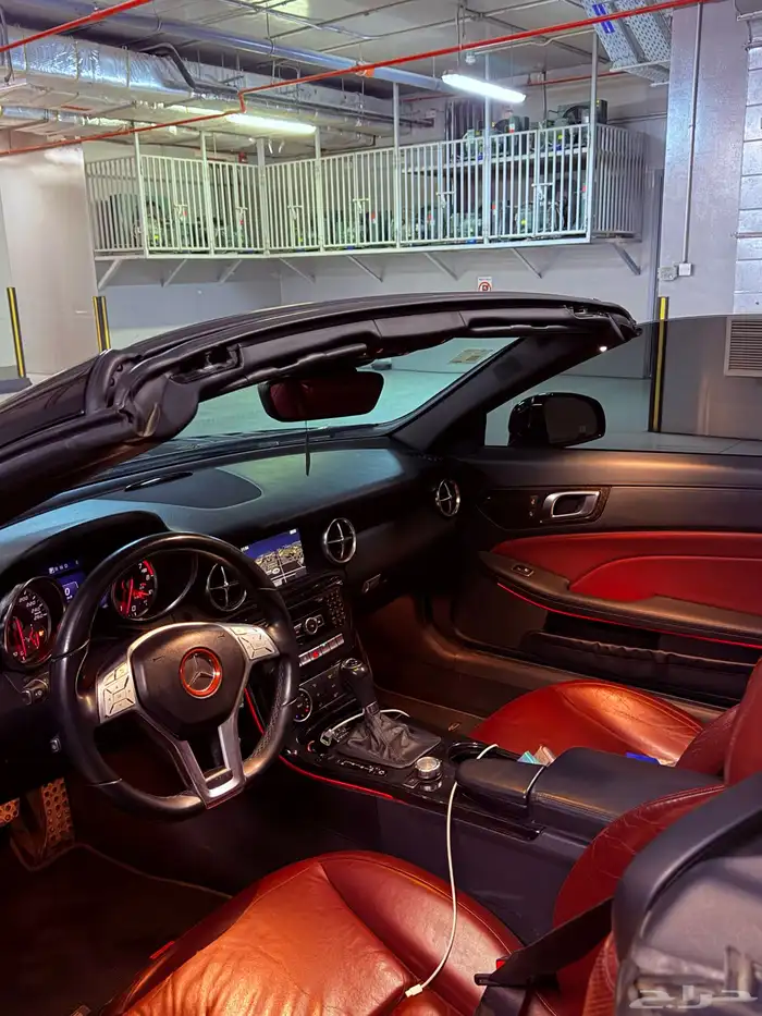 مرسيدس SLK 200 فل كامل كشف مخزن للبيع او البدل 2014 7