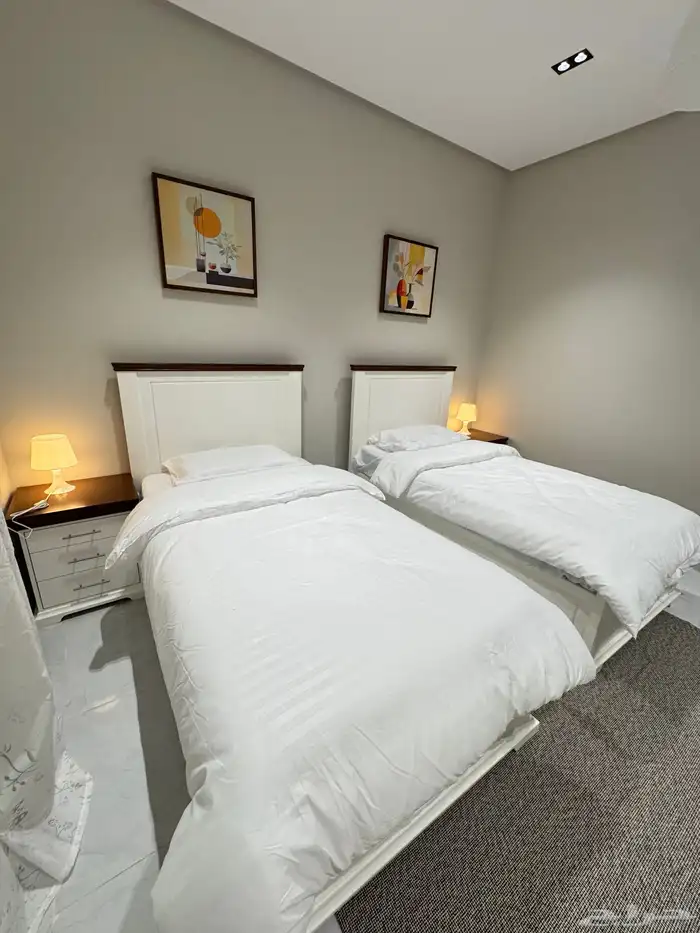 شقة مفروشة غرفتين وصالة جديدة ايجار شهري وسنوي تشطيب فاخر 1