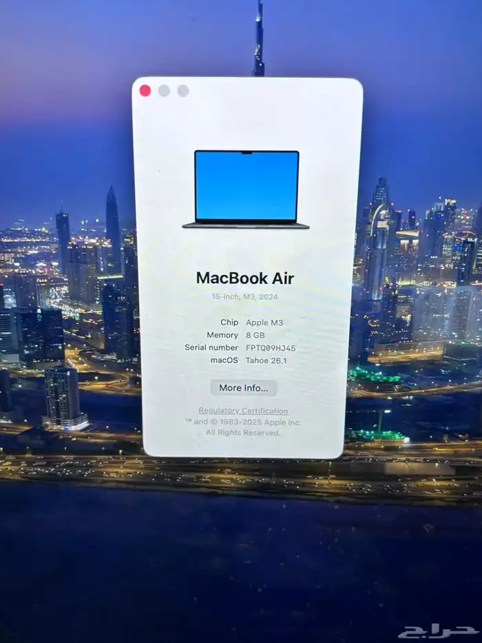 لاب ماك بوك اير Mac book Air M3 4