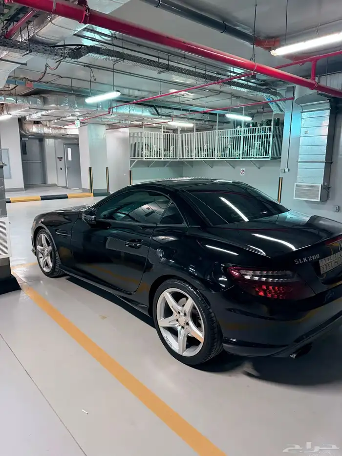 مرسيدس SLK 200 فل كامل كشف مخزن للبيع او البدل 2014 9
