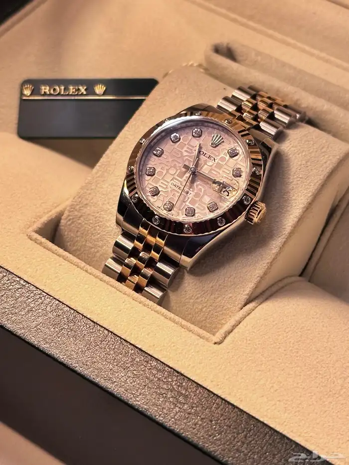 ساعة رولكس الماس داخلي وخارجي الوكيل العطار 1