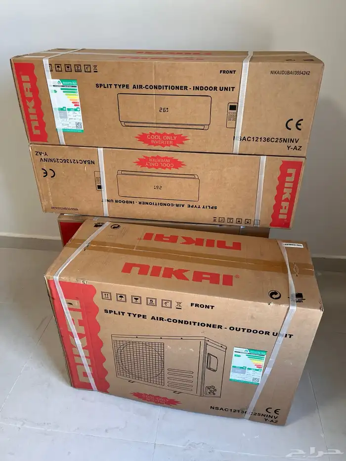 مكيف جديد مع مروحه طن ماركة نيكاي سعر النهائي 1000 0