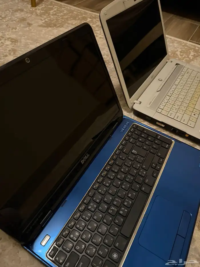 جهازين لابتوب للبيع الاول من نوع ايسر والثاني ديل 4