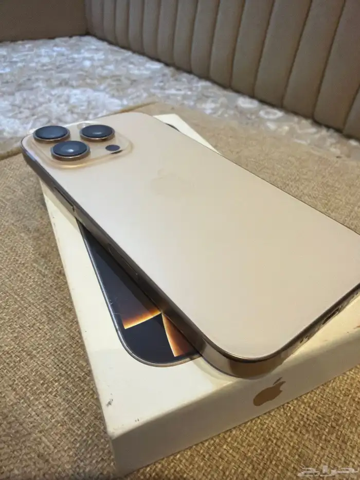 ايفون 16 ذهبي نظيف 128 قيقا 2