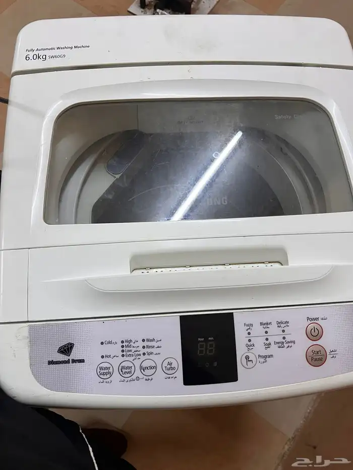 غسالة اوتماتك سامسونغ 6 كيلو وشاشة امبيكس 32 1