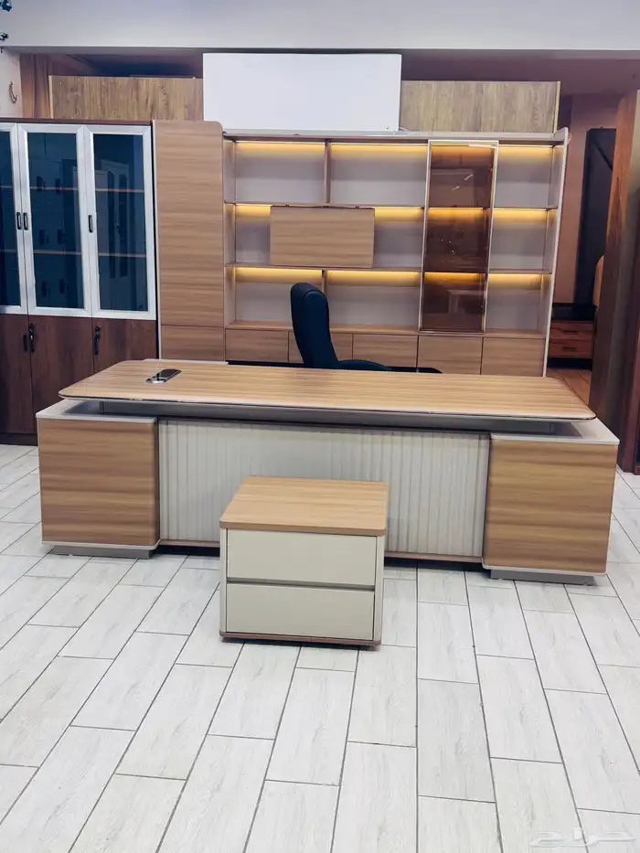 مكتب طقم مودرن فخم حق مودير كبير جديد موديلات متوفر 0