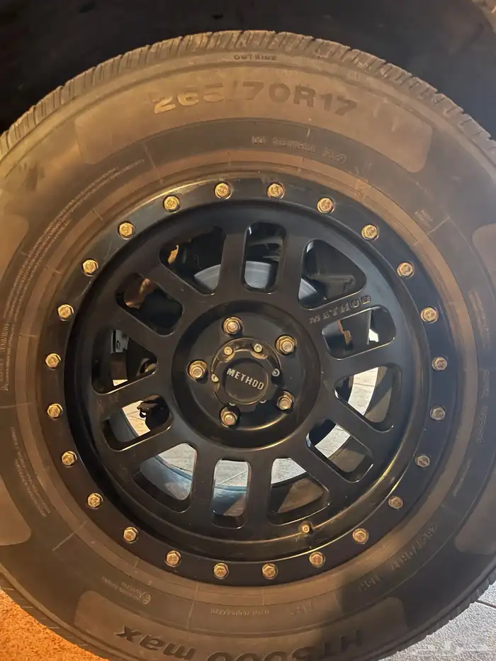 جنوط ميثود خمس مسامير تركب على الرانجلر 3