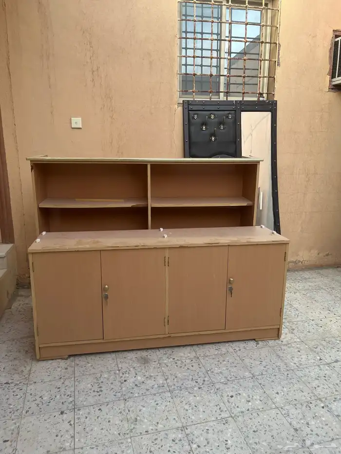 مكتبة خشب سنديان 1