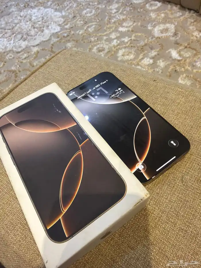 ايفون 16 ذهبي نظيف 128 قيقا 1