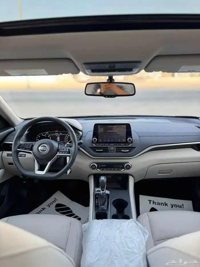 للبيع نيسان التيما 2022 نص فل بحالة الوكاله 9