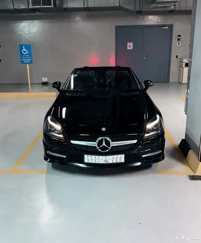 مرسيدس SLK 200 فل كامل كشف مخزن للبيع او البدل 2014 1