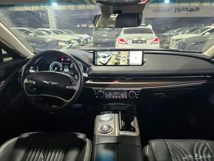 هيونداي جنسيس G80 اسود 2022 بنزين بطاقة جمركية وارد كوريا 11