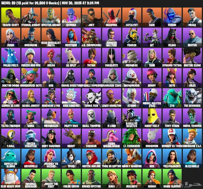 حساب ترافس سكوت واكس كريتوس 0