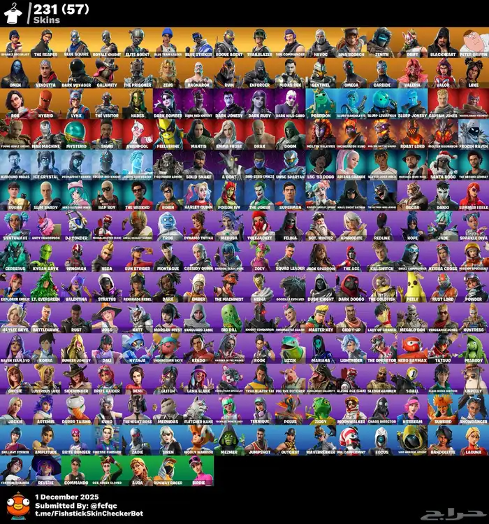 حساب فورت نايت 0