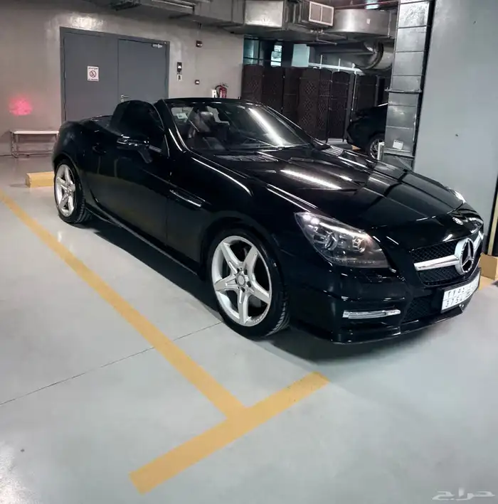 مرسيدس SLK 200 فل كامل كشف مخزن للبيع او البدل 2014 2