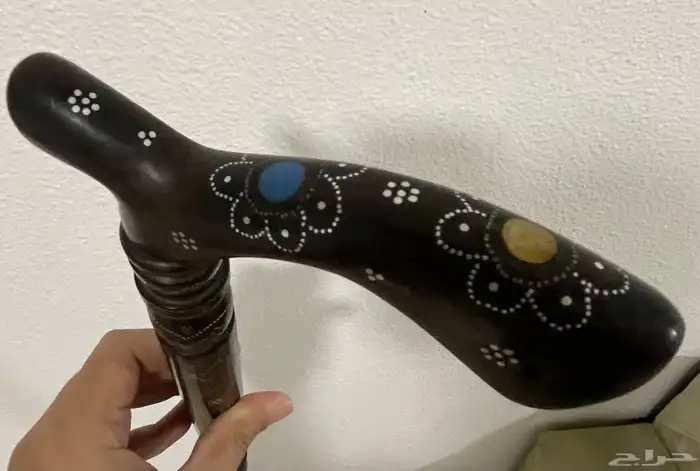 عكازه شغل يدوي 1