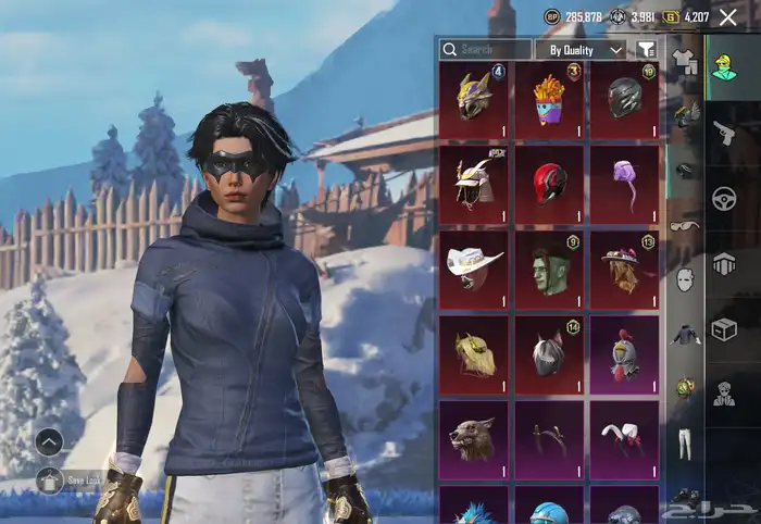 حساب ببجي لفل الحساب 79 47