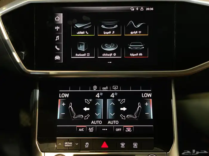 اودي A6 2020 عداد ((29 الف كيلومتر)) فقط بحالة الوكاله 14