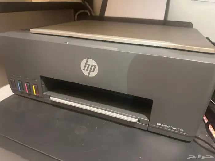 طابعة تانك 581 شبه جديدة استخدام شهر 3-1 واي فاي 1