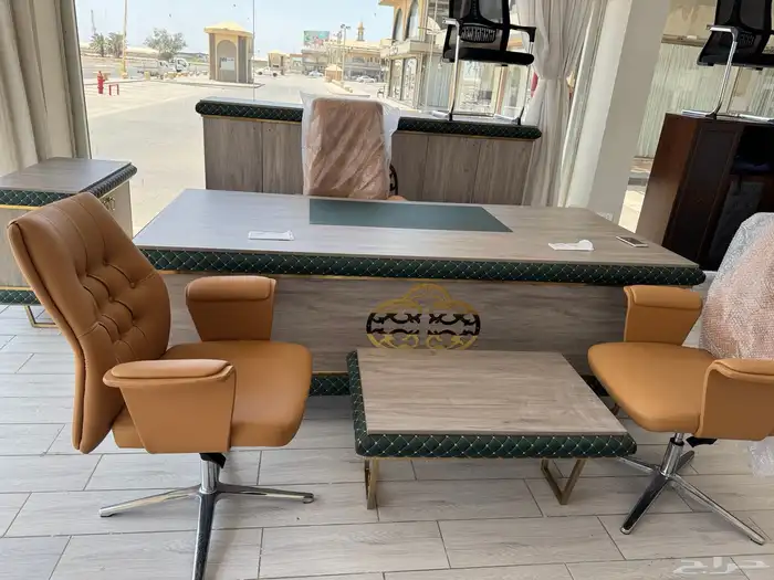 مكتب طقم مودرن فخم حق مودير كبير جديد موديلات متوفر 9