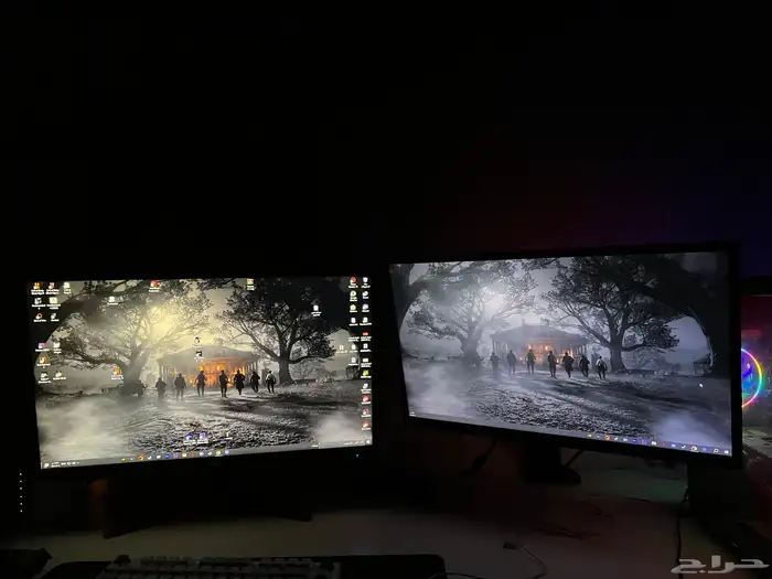 شاشتين acer 165hz   Benq 60hz 0