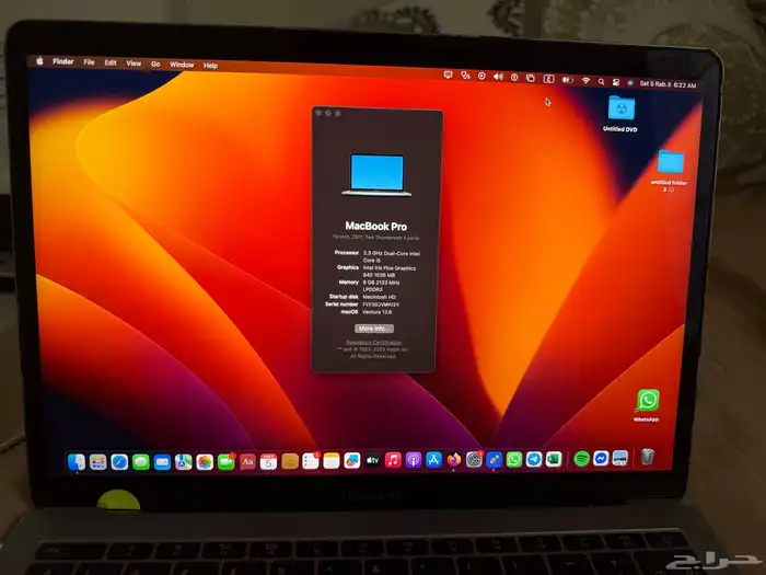 MacBook pro 2017 13inch 17