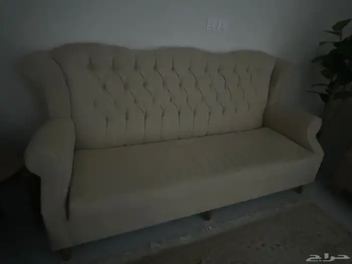 كنب 4 قطع سليم نظيف يكفي 7 اشخاص 3