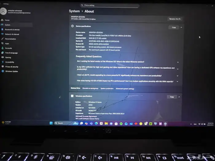 لابتوب pavilion 360 2