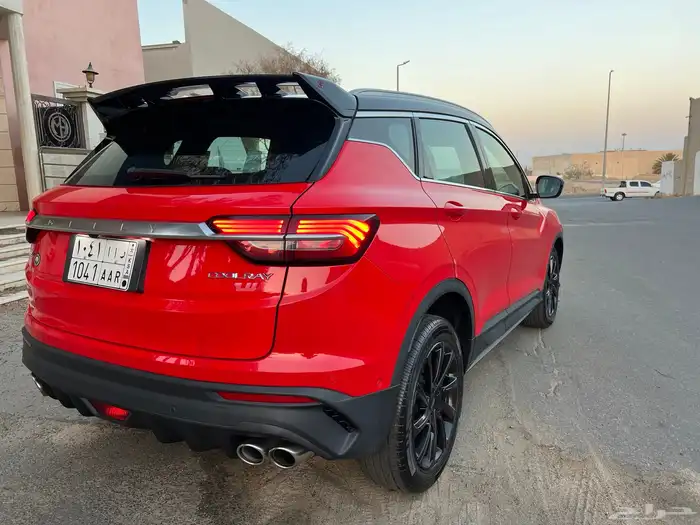 جيلي كولراي 2022 فل كامل GF بلس بلاك ريم شبه الجديد 2