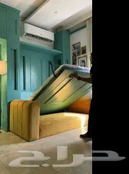 سرير جداري مخفي (هندسة و ديكور و تركيب) 3