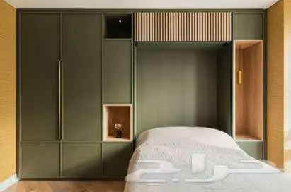 سرير جداري مخفي (هندسة و ديكور و تركيب) 4