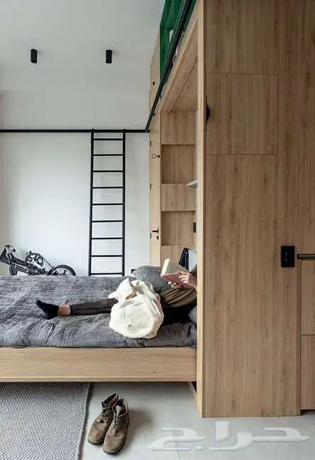 سرير جداري مخفي (هندسة و ديكور و تركيب) 8