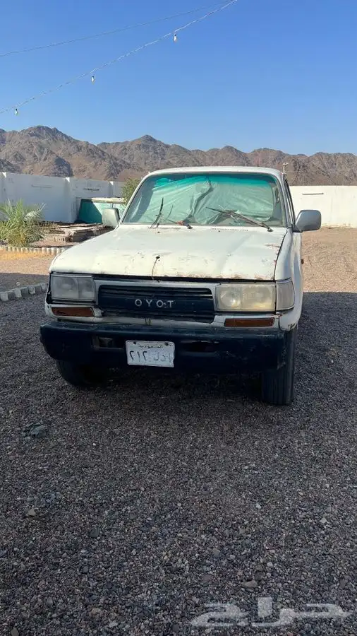 للبيع جيب موديل 91 مخبط مع لوحة مميزة 3