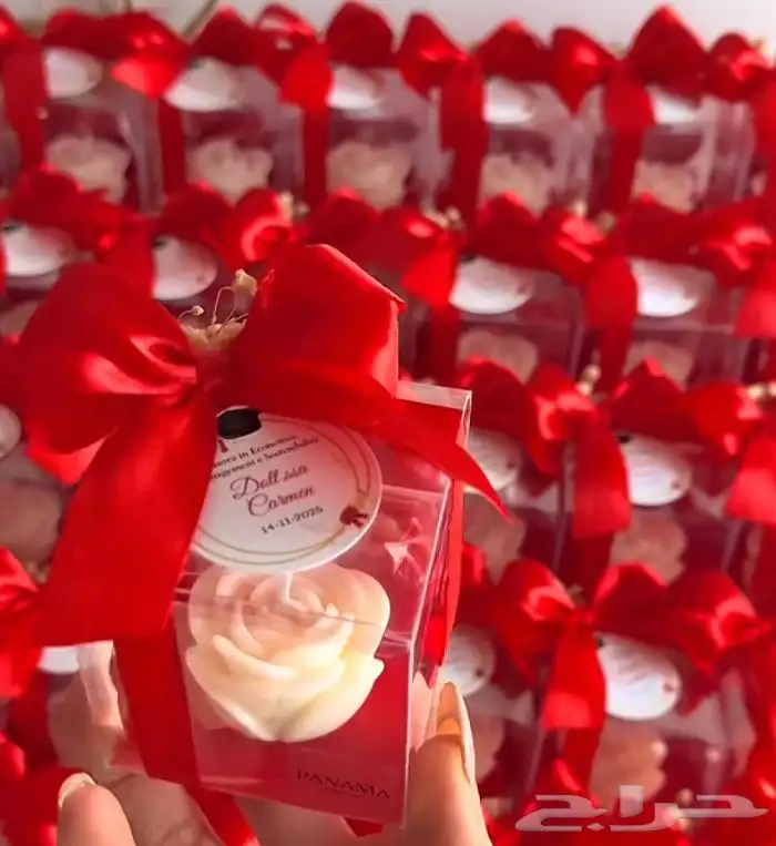 توزيعات شمع معطره ب الوقو الاسماء 16