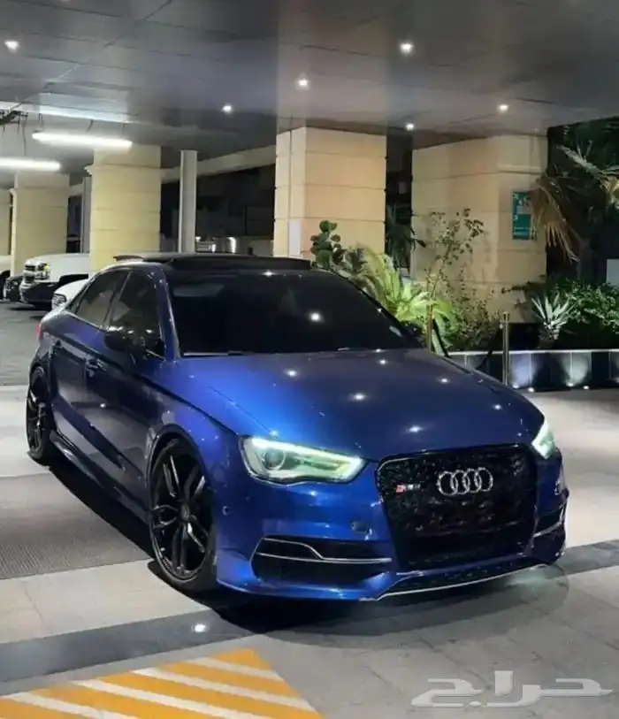 للبيع أودي S3 موديل 2016 نظيف جدا لون ازرق بيبسي 1