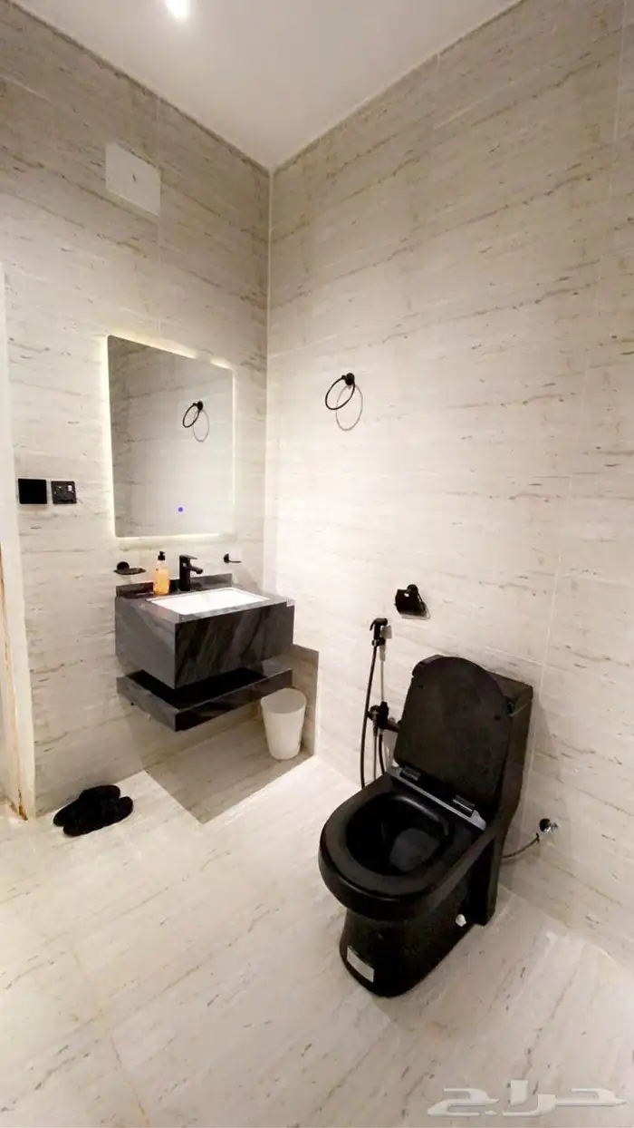 للإيجار شقة غرفتين و صالة مفروشة مودرن في أحد رفيدة 7